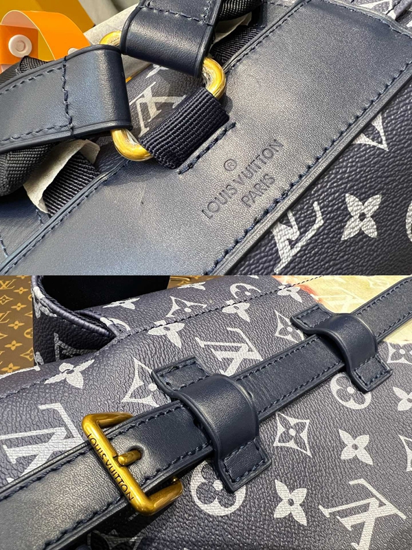 ルイヴィトンバッグ素材ディテール